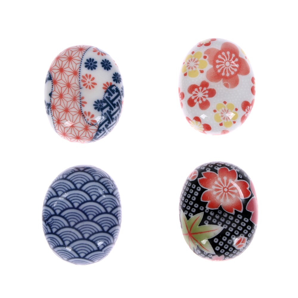 Leuke Cartoon Japanse Keramische Decoratieve Eetstokjes Houder Rack Lepel Vork Rest Keuken Servies