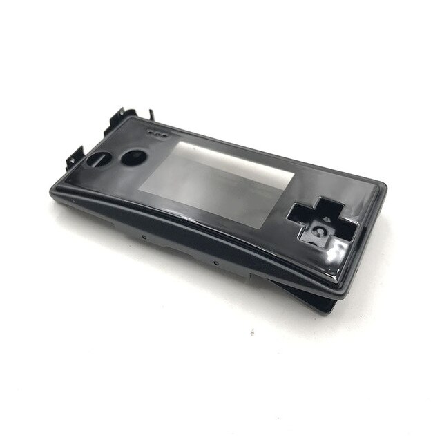 Boîtier de coque de en métal OEM pour couverture de remplacement de Console MICRO GameBoy pour GB-M: Black