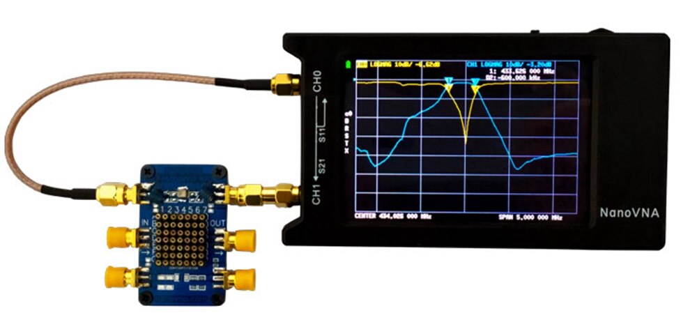 NanoVNA Testboard Kit RF demo kit NanoVNA-H NanoVNA-H4 Vector Network Analyzer