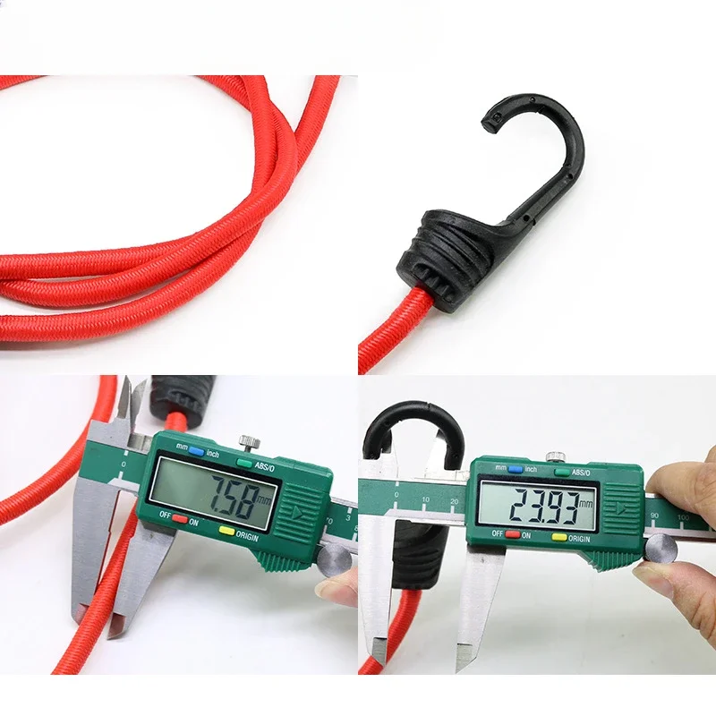 Reforço elástico Strapping Bagagem Corda, Tronco Bike Hook, Correia De Fixação De Carga De Motocicleta