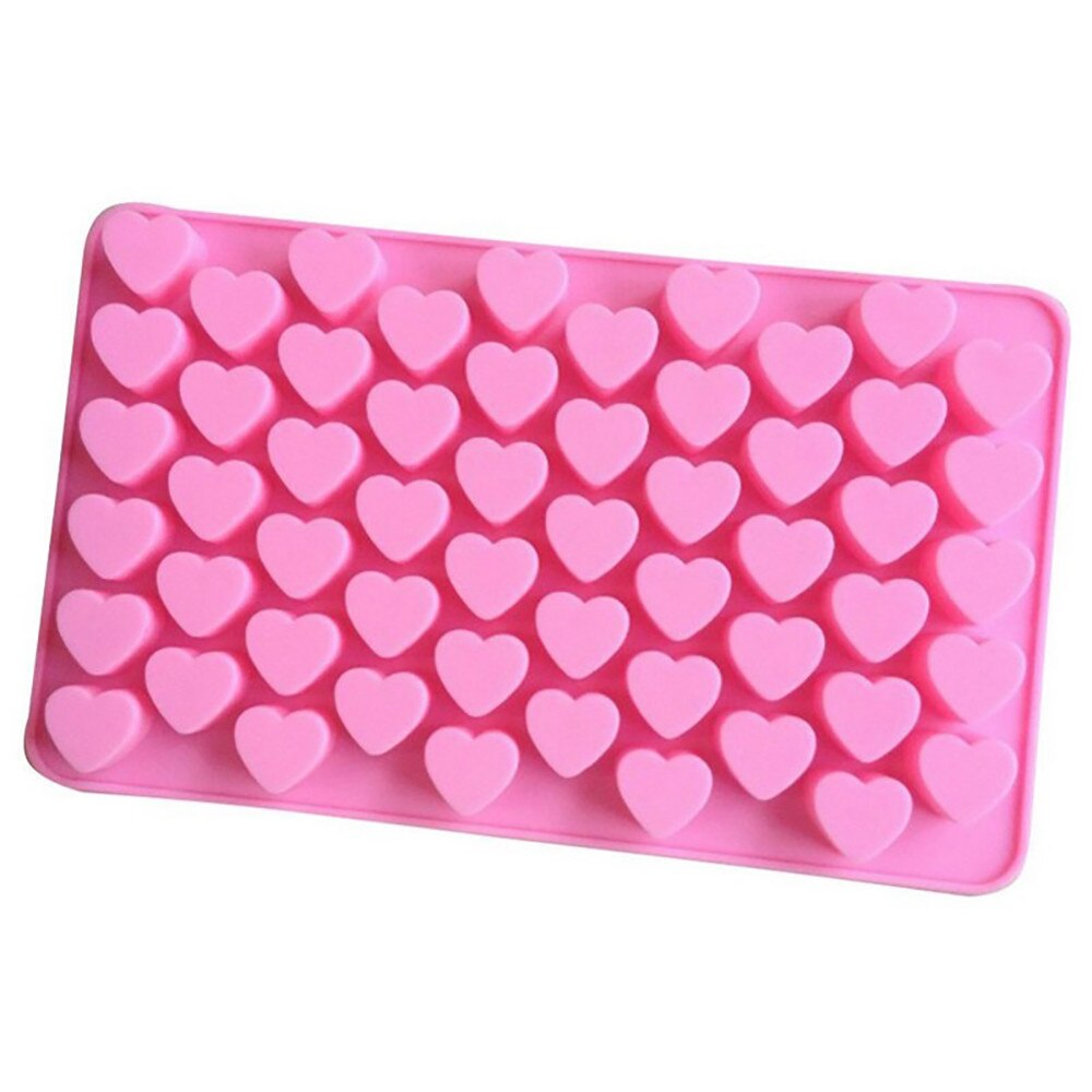 55 Mini Hart Siliconen Chocolade Vorm Bakvormen Ice Cube Chocolate Candy Truffel Ice Cube Mould W712