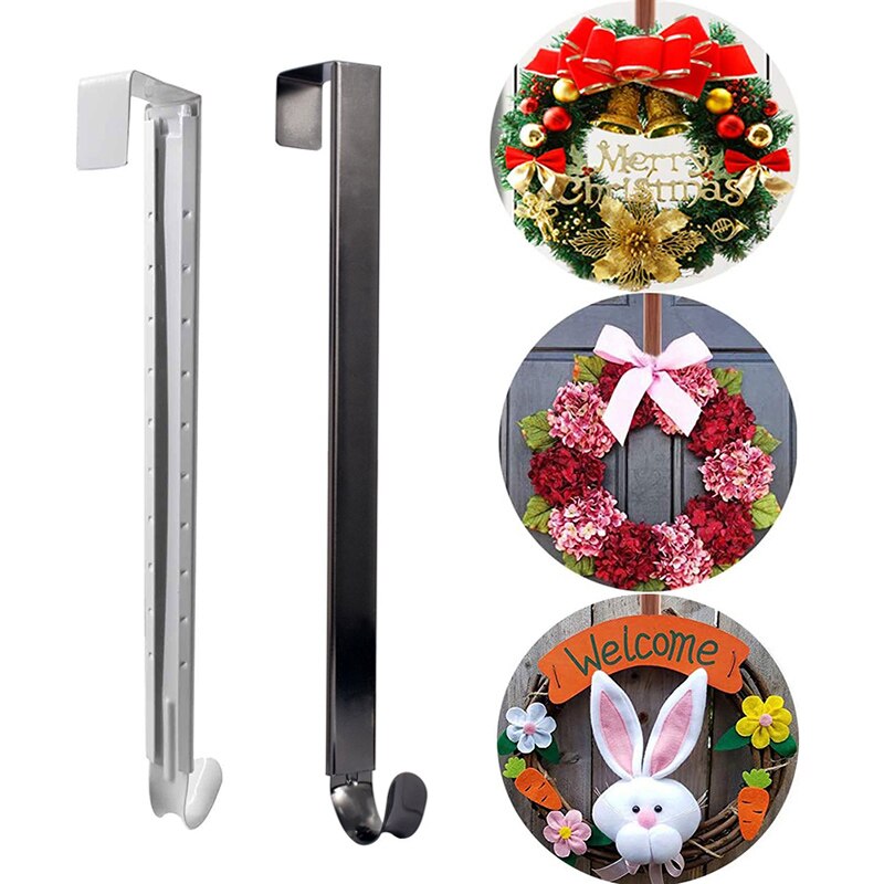 Krans Hanger Verstelbare Lengte Krans Hanger Voor Voordeur Zware Krans Haak Houder Voor Kerstversiering Haak