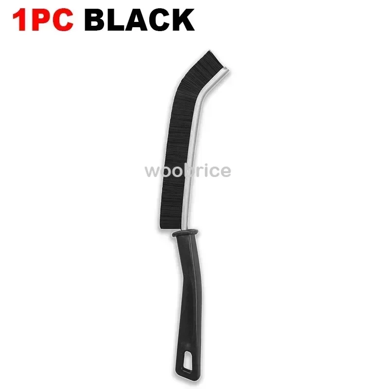 Household Cleaning Brush Bathroom Scrubber Radiator Crevice Cleaning Brush Multifunctional Thin Brushes Long Handle Ergonomic: Blue