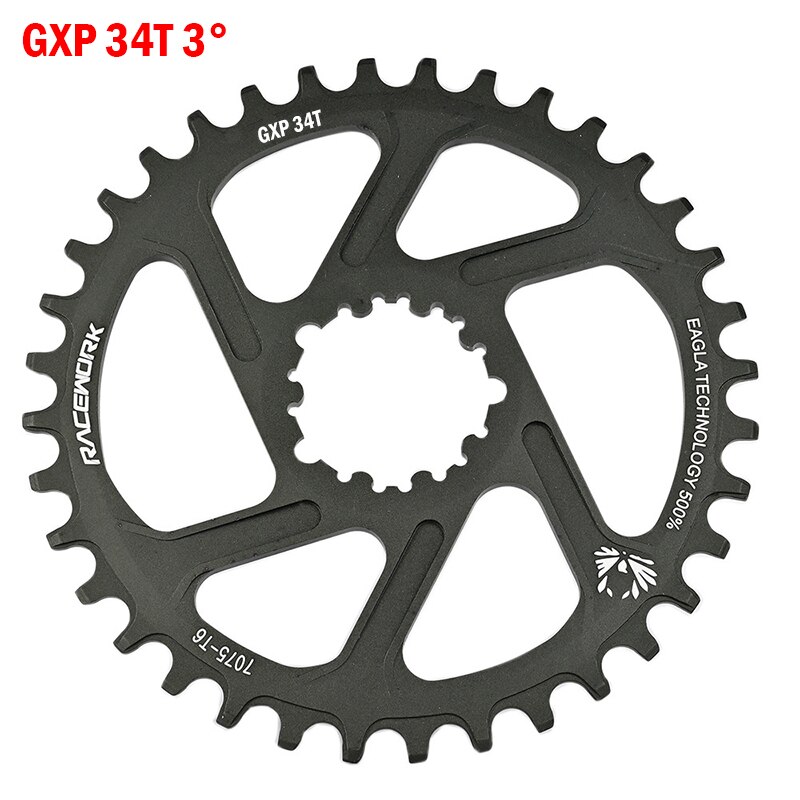 Corrente gxp roda dentada de bicicleta gxp , coroa dentada de bicicleta de montanha 32t/34t/36t/38t: GXP 3mm 34T