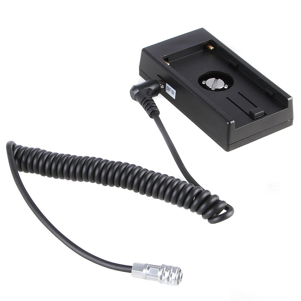 Base de bateria suporte adaptador de montagem placa para sony NP-F bmpcc 4/6k filmadora