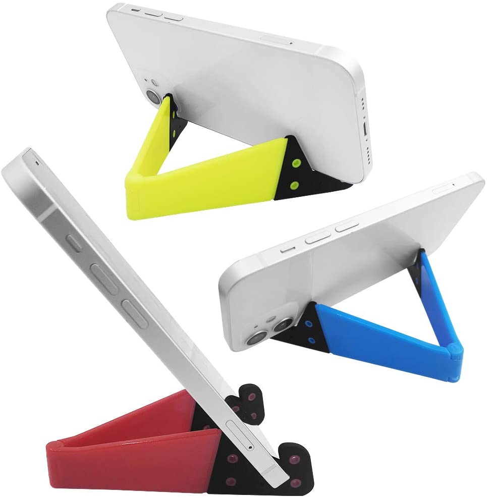 Low price Universal Desktop Folding V-shaped Mobile Phone Stand Colored V-shaped Lazy Stand Base