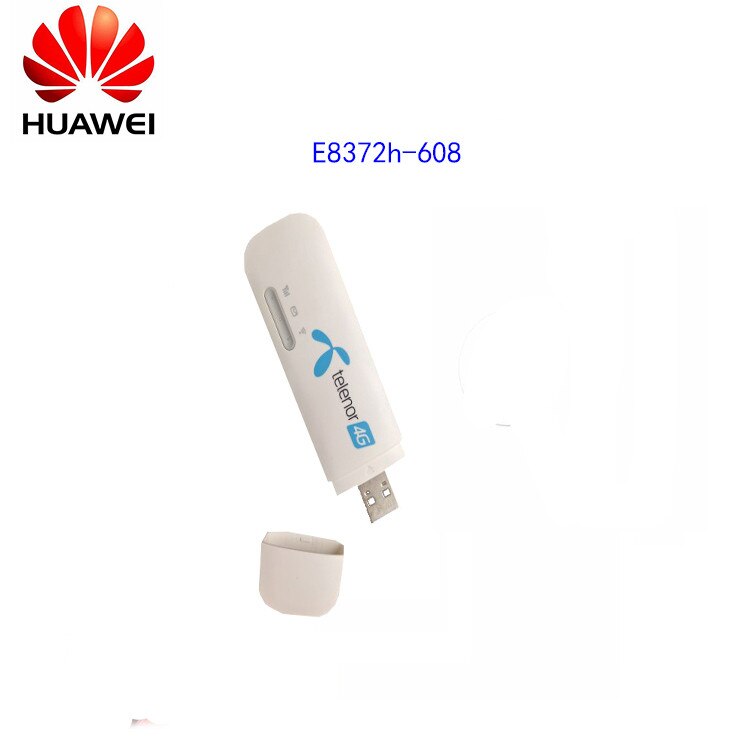 Débloqué Huawei E8372 E8372h-608 E8372h-153 E8372h-155 Antenne 3G 4G LTE 150Mbps WiFi routeur Modem USB Dongle 4G wifi De Voiture: E8372h-608
