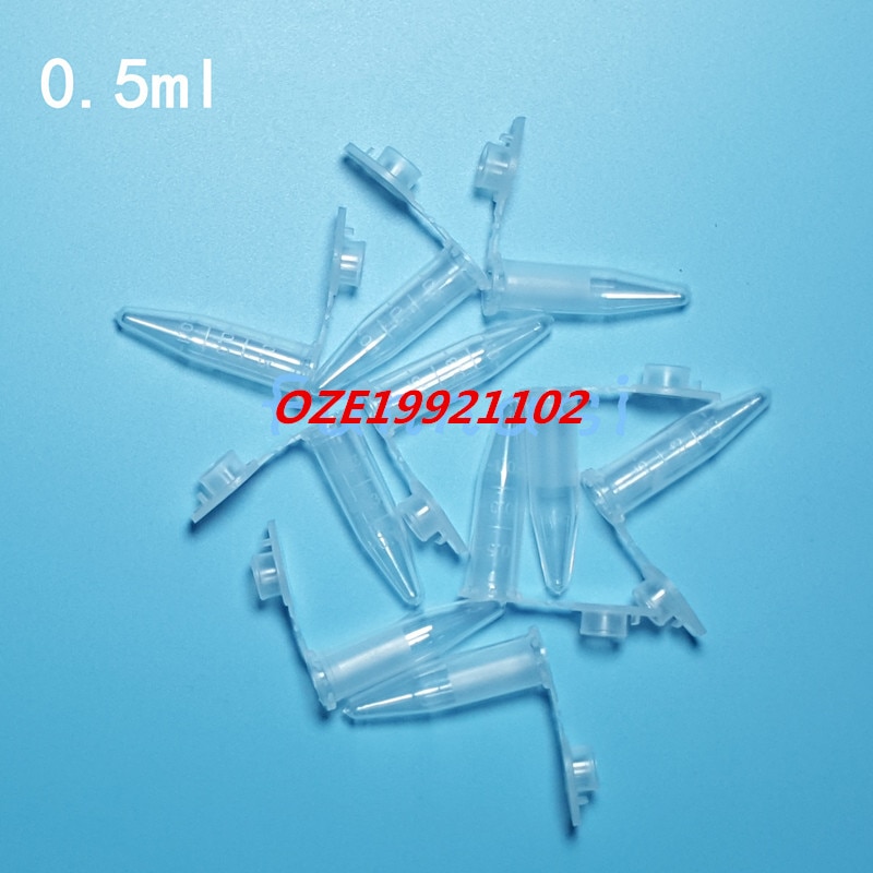 200pcs 0.5ml Plastic Clear Ep Tube Centrifuge Tube – Grandado