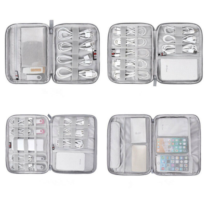 Travel Storage Bag Electronics USB Charger Case Data Cable Waterproof Bag Organizer /NO