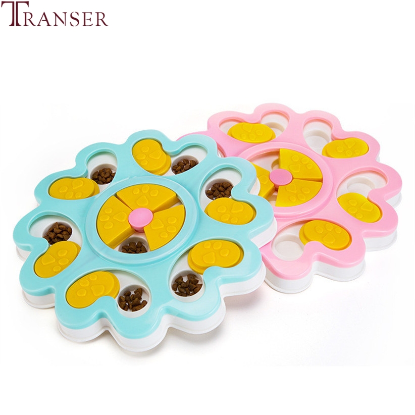 Transer 1pc PVC Pet Dog Food Toy Puppy Treat Dispenser Dog Bowl Feeder Dog Training Toys 9905
