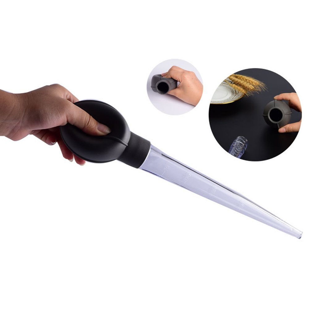 Large Pipette With Scale Plastic Dropper Measuring Tube Kitchen Baking Pipette Tool Rubber Head Pipettor