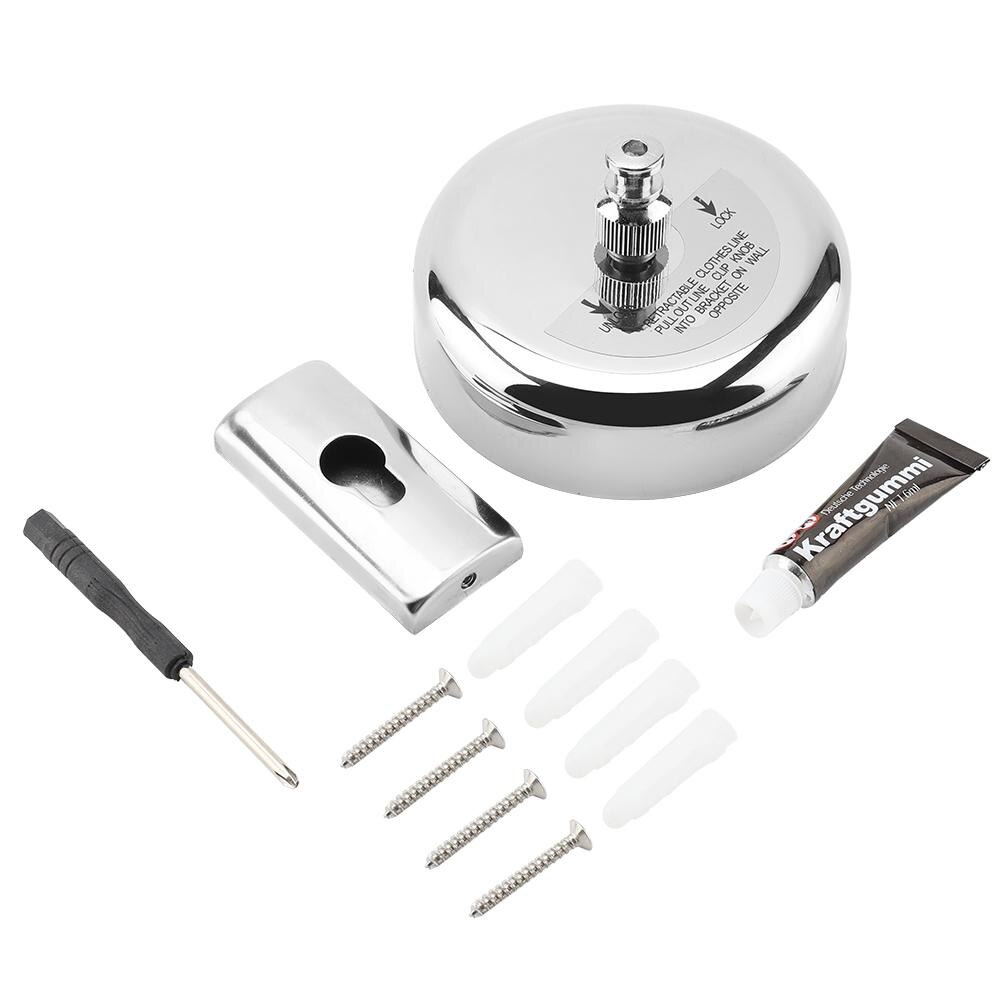 Retractable Clothesline Indoor Outdoor Laundry Single Clothes Drying Line Home Stainless Steel