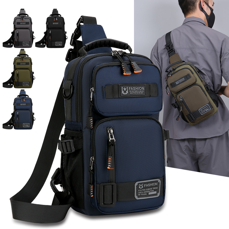 Mode Heren Heuptassen Borsttas Oxford Crossbody Tassen Voor Mannen Mode Casual Heren Tas Handtas Mannelijke Borstzak