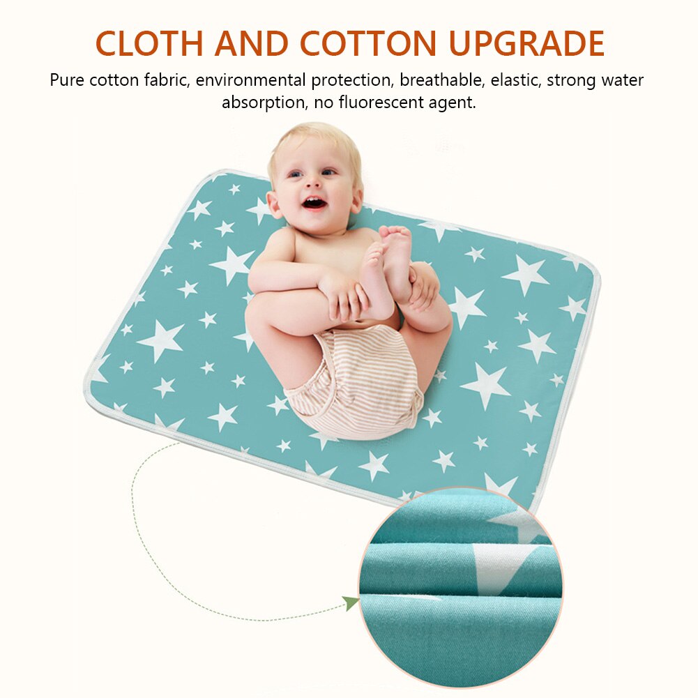 Reusable Baby Diaper Changing Foldable Washable Cover Travel Pad Mattress Cover Infants Portable Waterproof Floor Mats Cushion