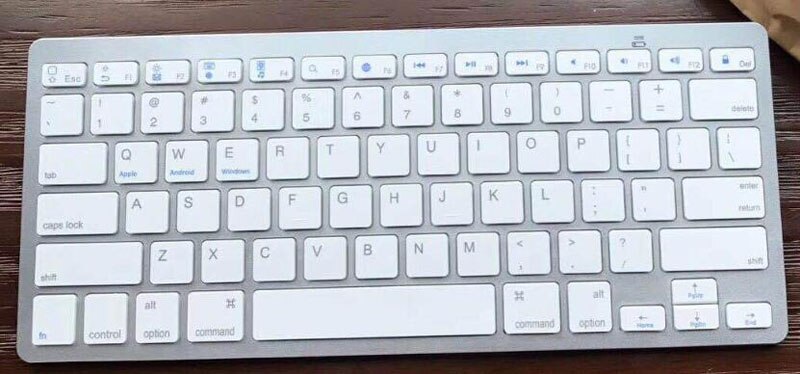 2.4G Wireless Bluetooth Computer Keyboard Tablet PC 78 Key Russian German Japanese Spanish French Farsi Traditional Cangjie: English keyboard