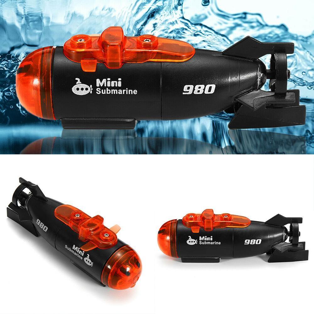 Mini Rc Submarine Speedboot Afstandsbediening Water Speelgoed Drone Pig Boot Simulatie Model Kinderen Speelgoed Mini Remote