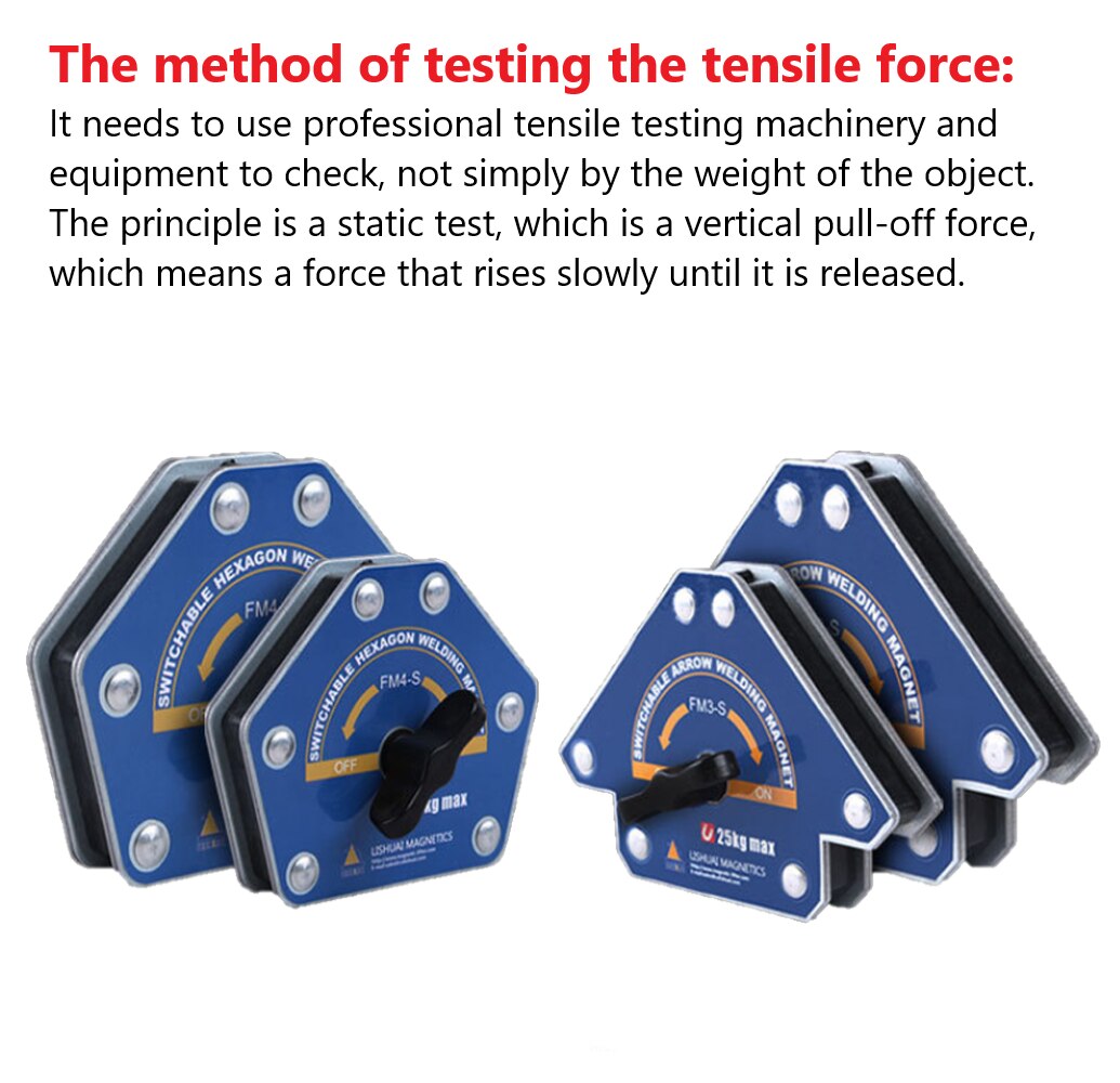 2pcs Switchable Arrow Welding Magnet On/Off Switch Arrow Magnetic Welding Holder Fixer Positioner Auxiliary Locator Tool FM1-4