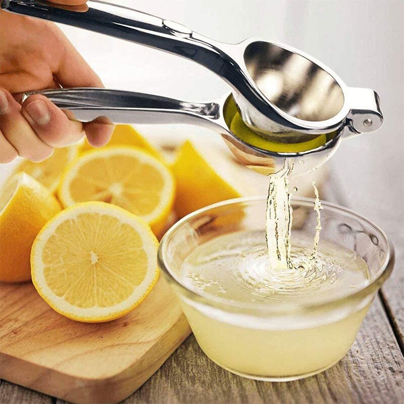 Stainless Steel Lemon Squeezer Durable Convenient Manual Juicer Multifunction Anti-Corrosive Citrus Press Squeezer Kitchen Tools
