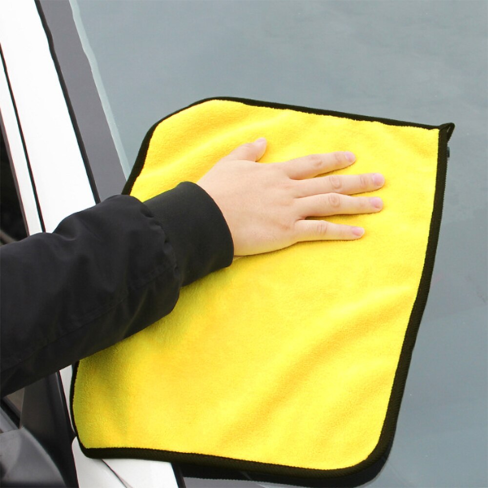 Super absorbant lave-auto microfibre serviette voiture nettoyage séchage tissu grand ourlet voiture soin tissu détaillant serviette 30*60