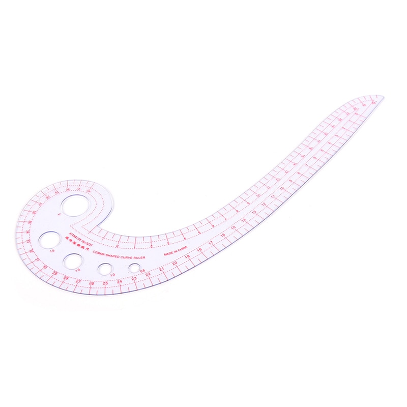 Plastic French Curve Metric Sewing Ruler Measure Tailor Ruler 360 Degree Bend Set grading curve ruler tools for clothing making