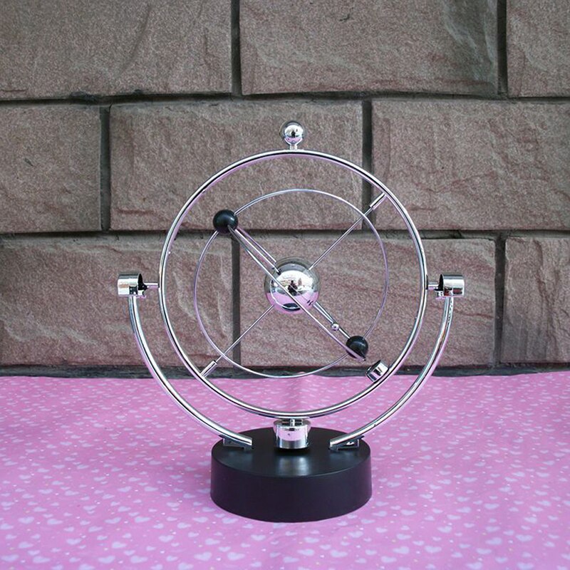 Kinetic orbital revolverende gadget perpetual motion skrivebord kontor kunst indretning legetøj  b2qd