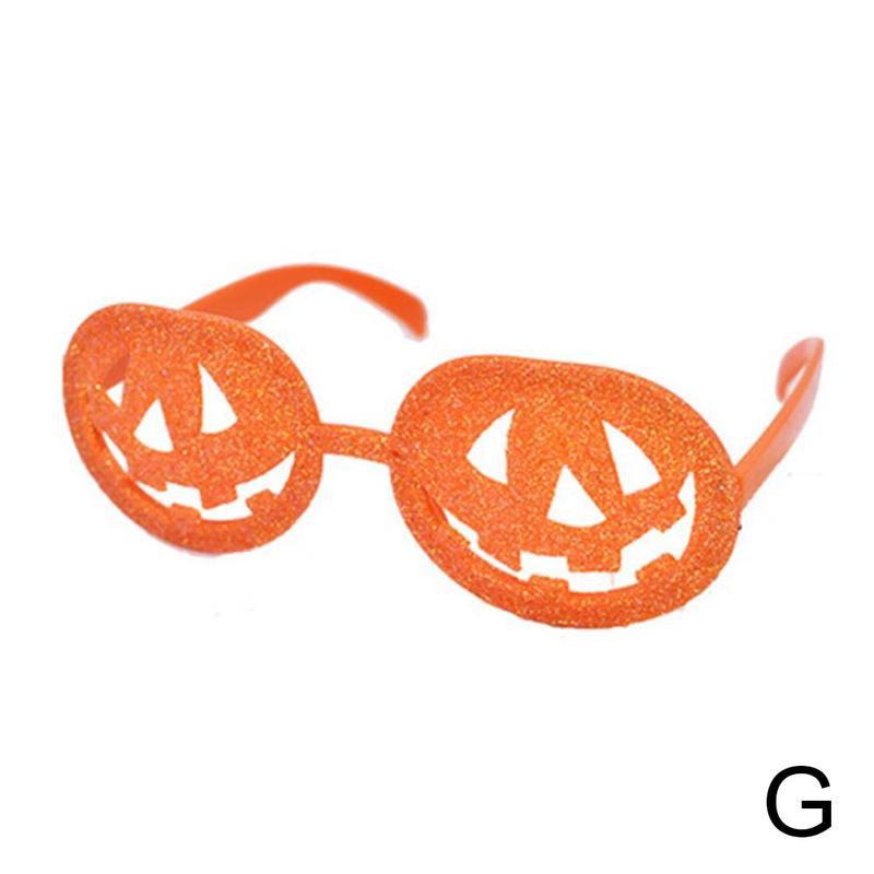 1pc Halloween Glasses Pumpkin Skull Skull Spider Web Glasses Decorations Scary Accessories Cosply Masquerade Funny Eyeball Q4V5: G