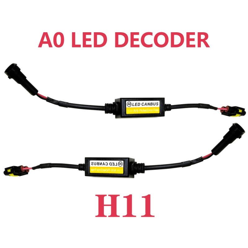 H7 LED Canbus Error Free Decoder For H4 LED Headlight Bulb Kits For Car Fog Lamps H7 9005 9006 9012 Adapter Anti-Flicker