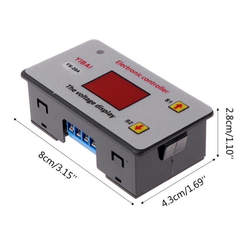 12V Battery Low Voltage Cut off Switch On Protection Undervoltage Controller DC J6PC