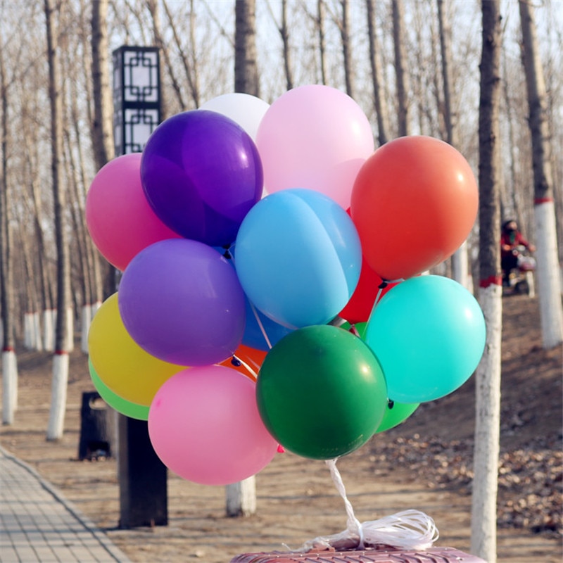 5Pcs 18 Inch Kleurrijke Latex Ballonnen Helium Inflable Opblazen Ballon Bruiloft Verjaardag Ballon Decoratie