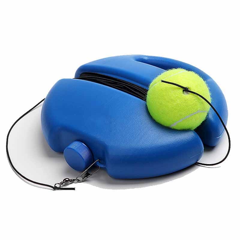 Tennis Base plus Lanyard Single Person Tennis Trainer Tennis Training Item Self-study Resilient Maker Tennis Sparring Maker