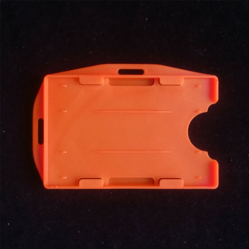 Pp Plastic Id Identification Card Holder Both Sides Of The Card Horizontal And Vertical Bidirectional Dual-Purpose Card Housin: 10