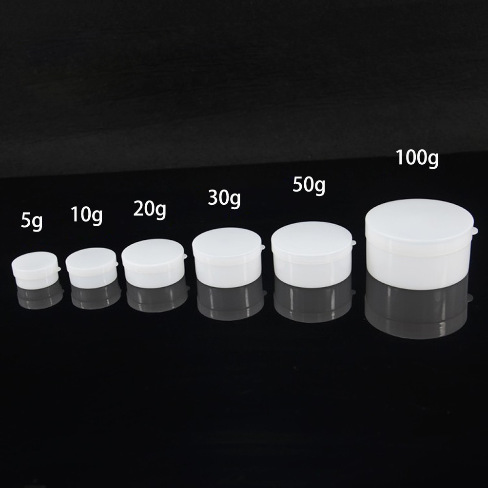 30Pcs 30g/50g Plastic Refillable Bottles Cosmetic Empty Cosmetic Jars Pot Eyeshadow Face Cream Container Refillable makeup Box