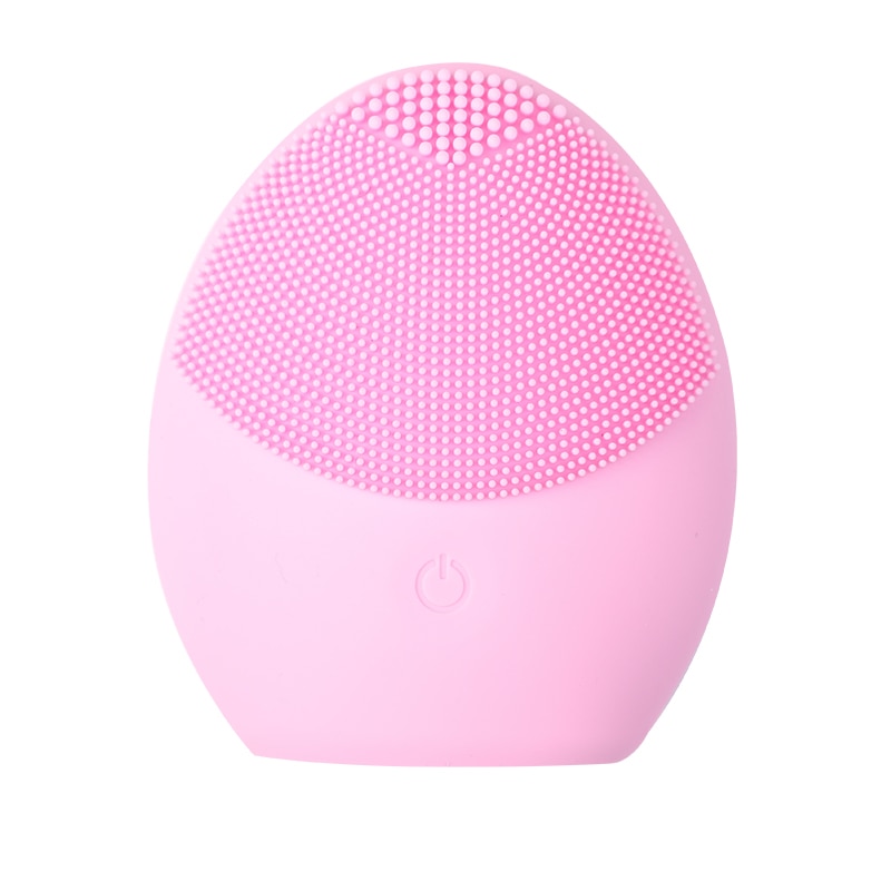cepillo de limpieza facial eléctrico de silicona, Mini limpiador de vibración Sónica, limpieza profunda de poros, masaje de piel, cepillo de limpieza facial
