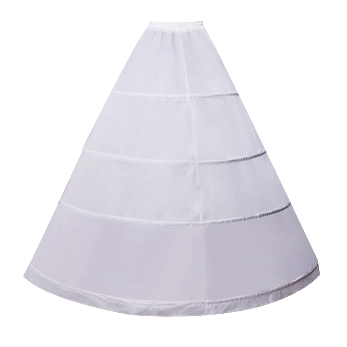 Bridal Wedding Petticoat Underskirt Ball Gown Crinoline Slip Underskirt Bridae Prom Dress Petticoats: WHITE