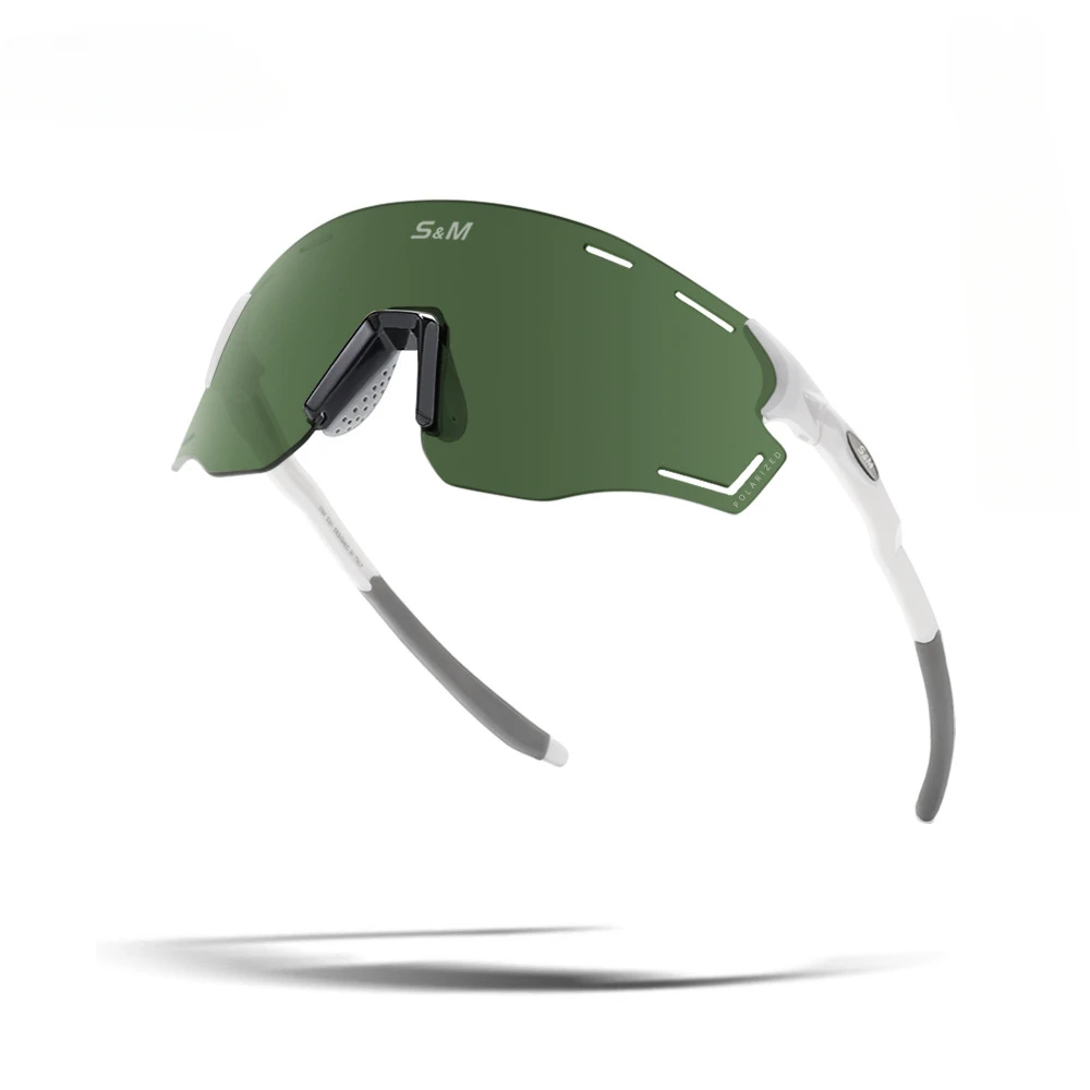 Gafas de sol deportivas polarizadas para motocicleta, lentes de luz polarizadas transparentes que cambian de Color, módulo Multicolor, venta de verano: YELLOW