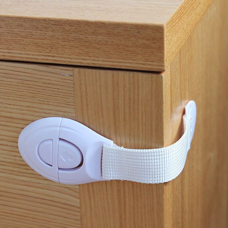 5Pc Baby Safety Cabinet Lock Strap Child Lock Child Safety Protection Children Wardrobe Safety Lock Child Proof Blocker
