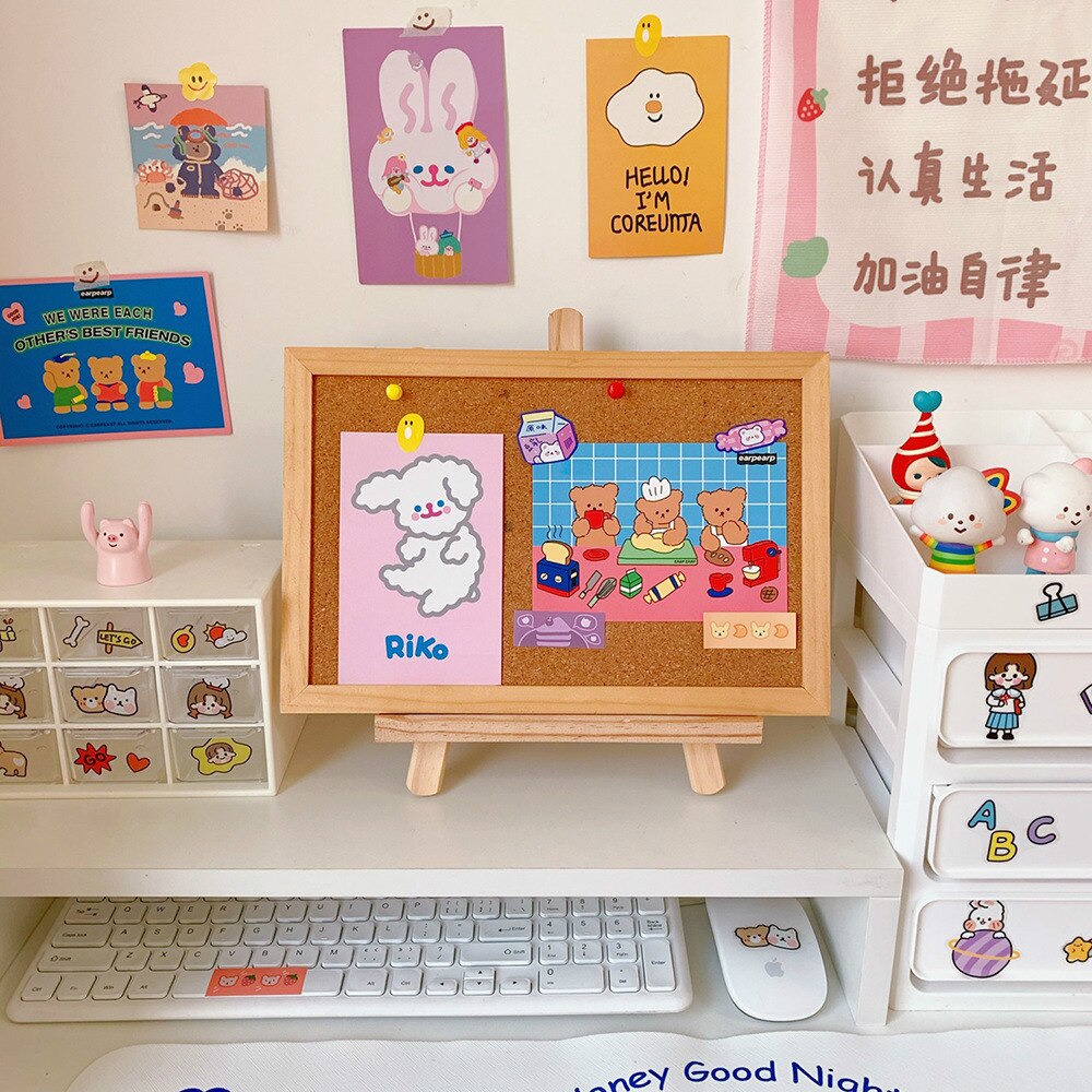 Houten universele desktop telefoon ipad houder schattige multifunctionele tablet pc standaard houder boek ezel houder benodigdheden