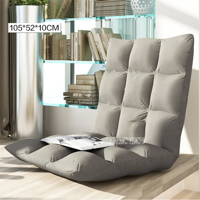 N818 Woonkamer Meubels Moderne Eenvoudige Luie Sofa Enkele Tatami Opvouwbare Sofa Balkon Slaapkamer 6-Gear Verstelbare Floor Sofa: D