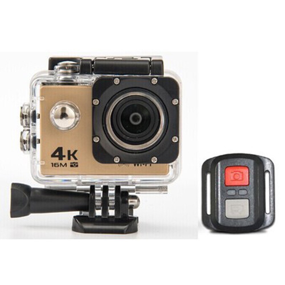 Camera Type Motion Camera 4K Waterdichte Camera 2.4G Afstandsbediening WiFi Onderwater Camera: gold
