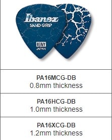 IBANEZ Grip Wizard Series Sand Grip Crack Plectrum For Electric Acoustic Guitar Pick, 1/piece