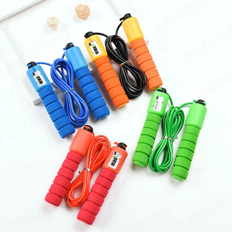 Skipping Rope With Counter Exercise Jumping Game Fitness School Activity Equipment Children Sport CD1051a