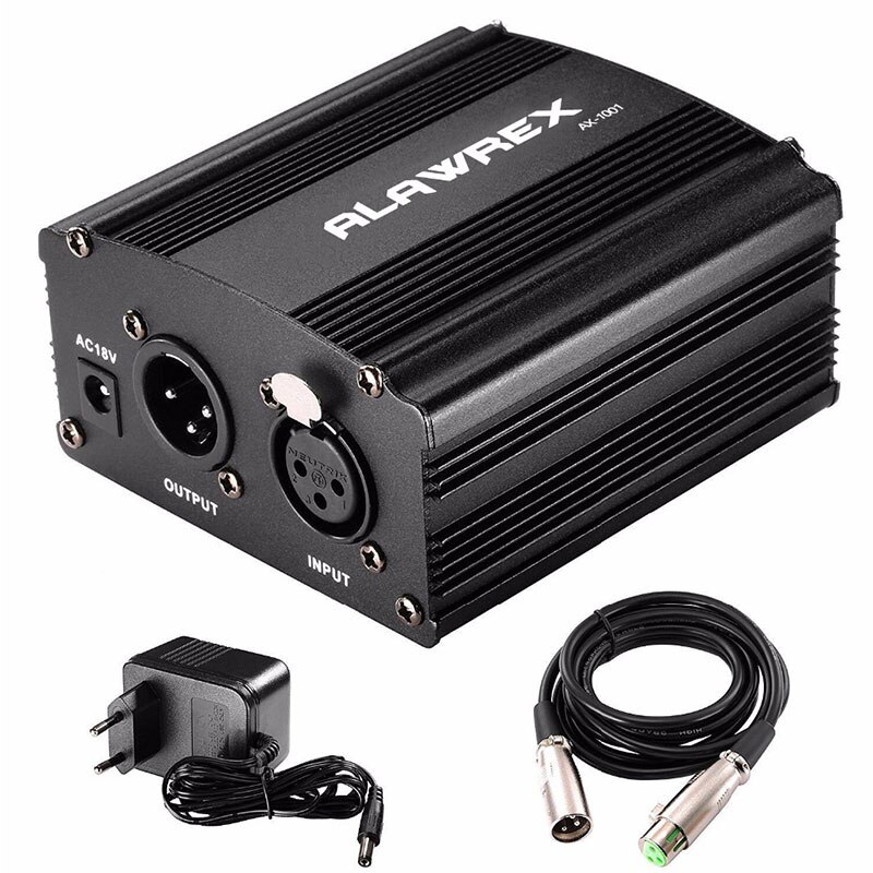 Recording Equipment USB 1- Channel Adapter XLR Audio Cable For Condenser Microphone