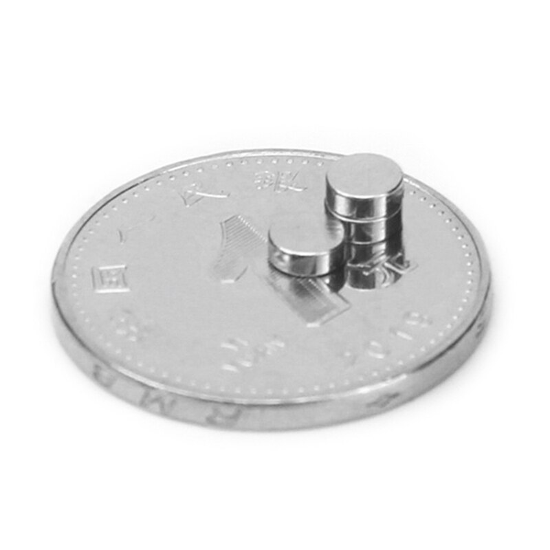 100pcs Neodymium N35 Dia 4mm X 1.5mm Strong Magnets Tiny Disc NdFeB Rare Earth For Crafts Models Fridge Sticking magnet 4x1.5mm