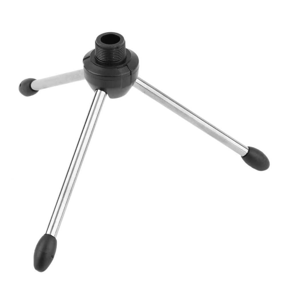 Microphone Stand Desktop Tripod Microphone Stand Recording Microphone Shock Mount Microphone Holder for Table Microphone
