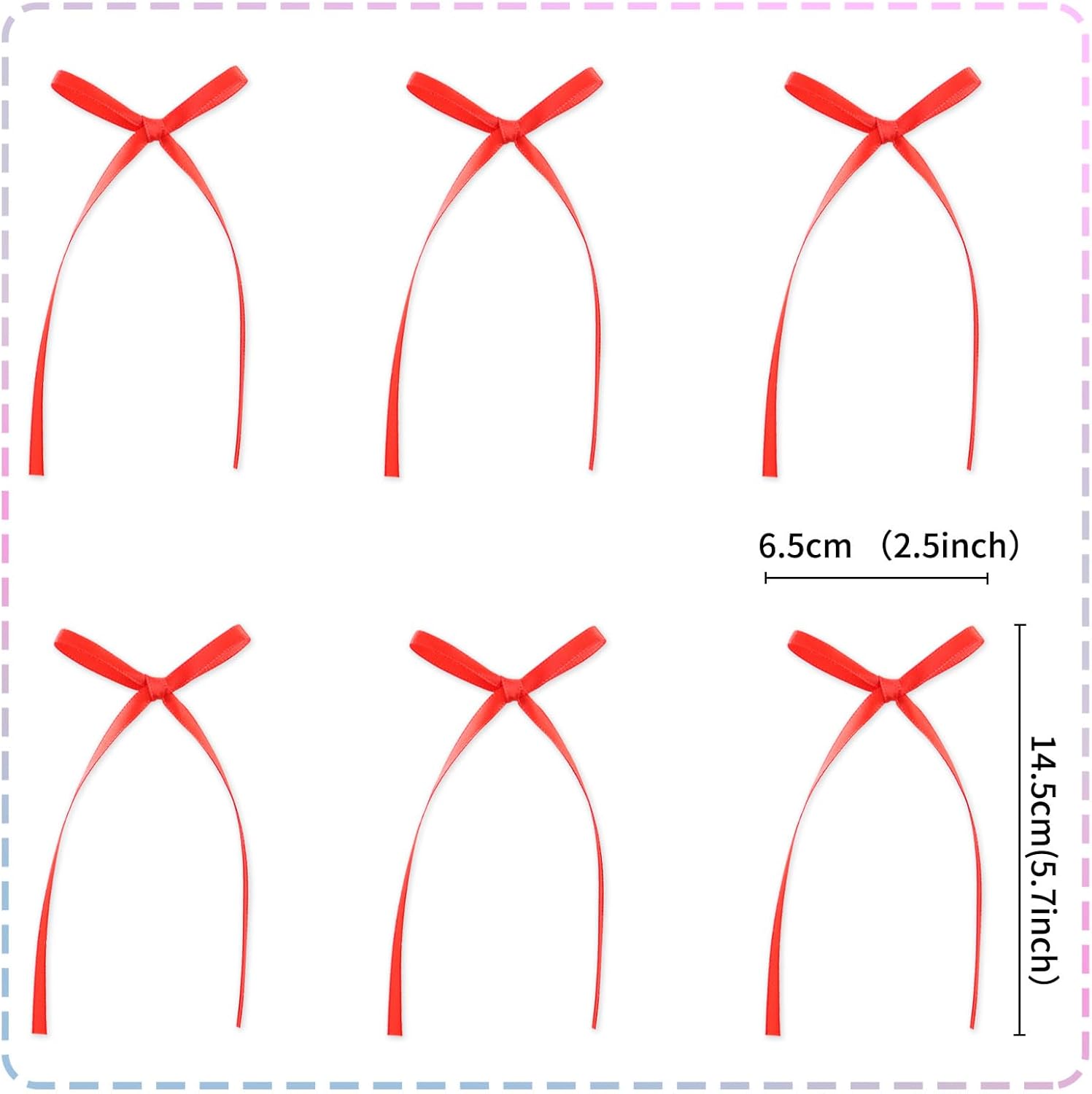 10-50 Uds. Adorno para tarta con lazo, cintas con lazo para cumpleaños, decoraciones para con lazo coqueta, selecciones de postre para pastel nupcial, bebé, niña y niño: M / Amarillo fluorescente