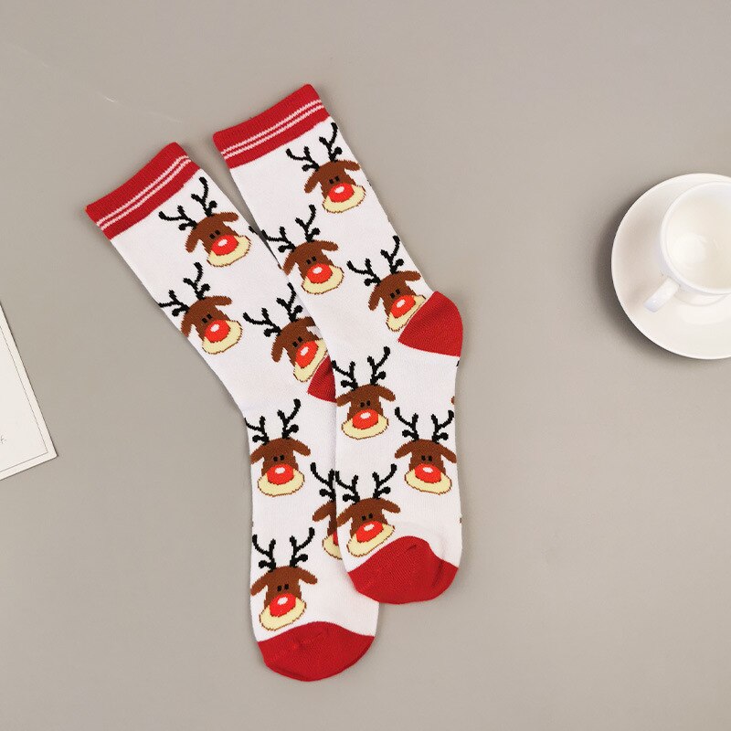 Warme kerstsokken sport kerst grappige sokken dames kinderen kerstsokken kerstman: 2