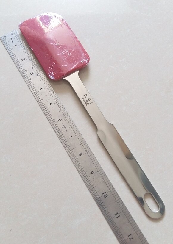 MIU France Red Silicone Spatula, 12-Inch MIU France Red Silicone Spatula, 12-Inch