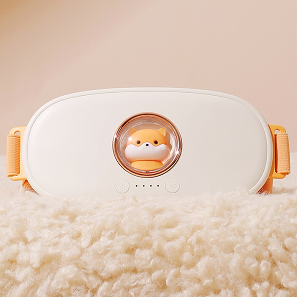 Uareliffe Verlichten Menstruatiepijn Warm Paleis Riem Baarmoeder Acupunctuurpunten Vibrerende Stimulator Constante Temperatuur Verwarming Schudden Riem