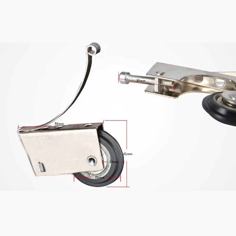 Rvs Kledingkast Schuifdeur Roller Wielen Katrol Schuifdeur Stilte Fittings
