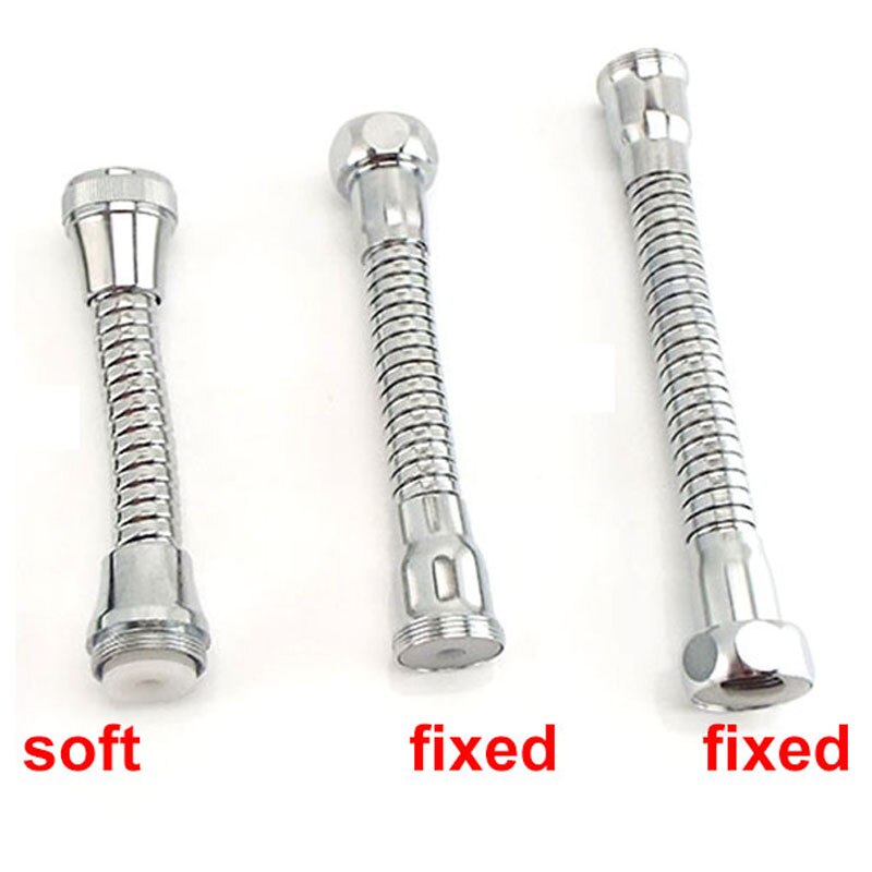 12cm 15cm Kitchen Faucet Stainless Steel Tube Water Saving Kitchen Tap Extension Hose Water Faucet Adjustment Faucet Accessories